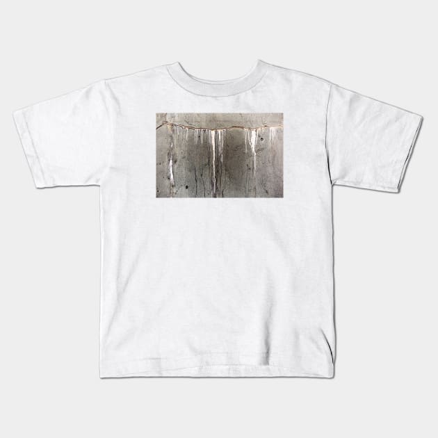 Leaking concrete 5 Kids T-Shirt by textural